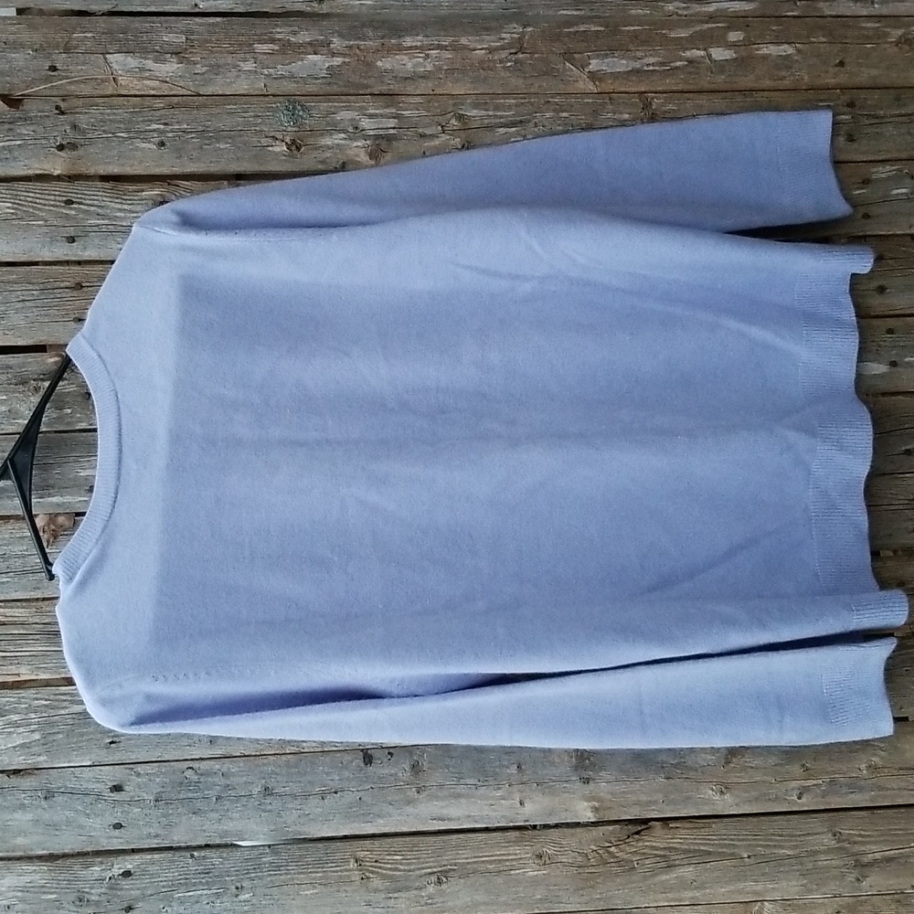SOFT LAVENDER LARGE CROFT & BARROW CARDIGAN SWEATER NWT - Picture 14 of 14